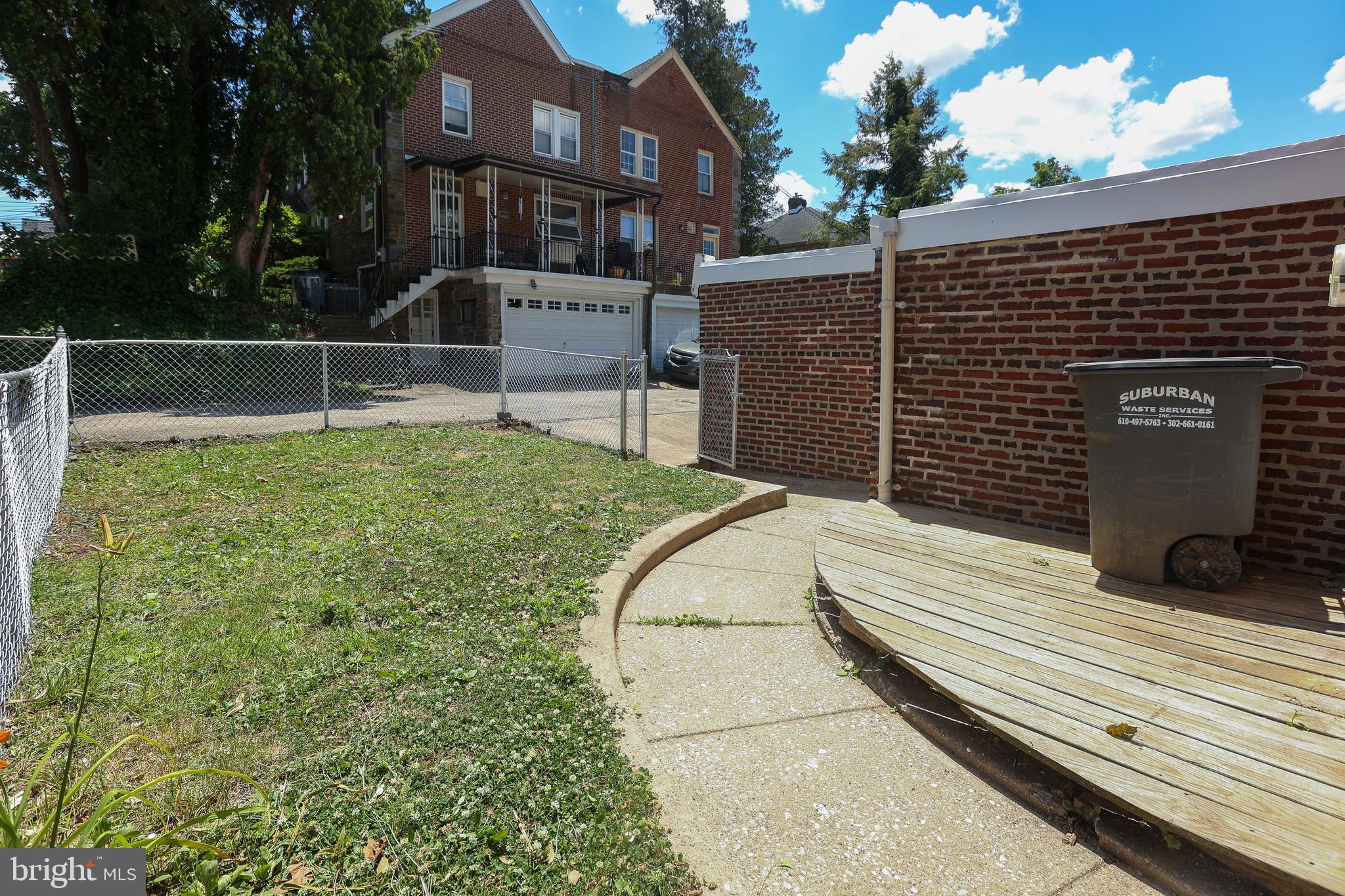 12 East Providence Road Lansdowne, PA 19050 - Photo 25 of 30 a view of a backyard with sitting area