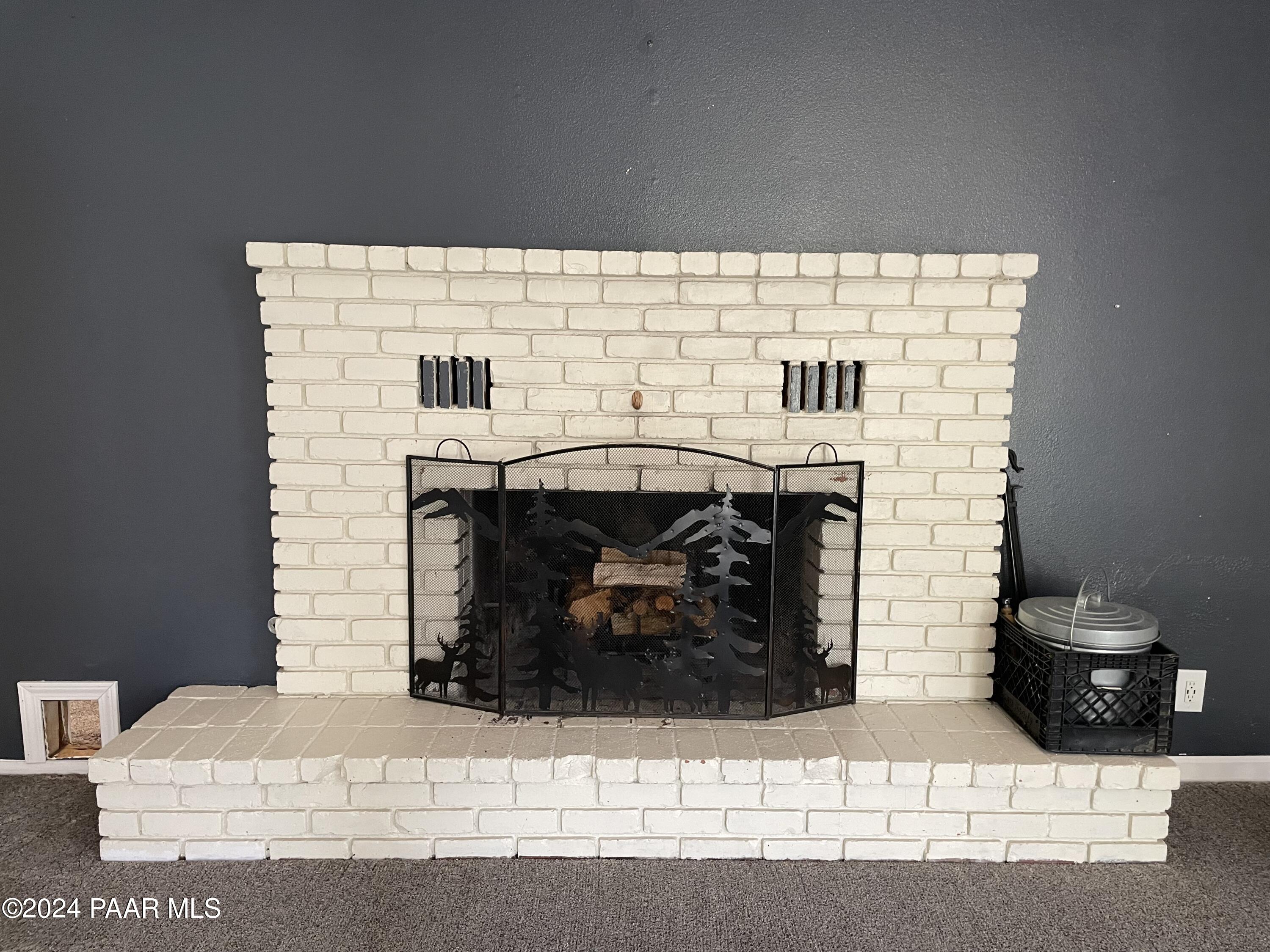 1803 Thumb Butte Road Prescott, AZ 86305 - Photo 9 of 42 Brick fireplace