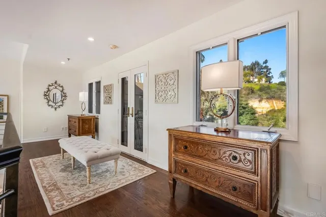 a living room with furniture and window