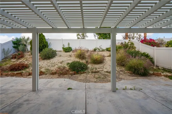 a view of a porch