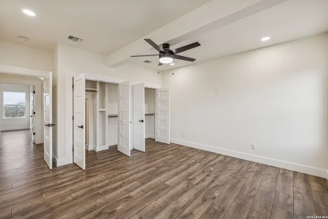 a view of a house with a balcony