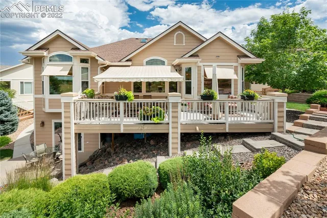 a view of outdoor seating