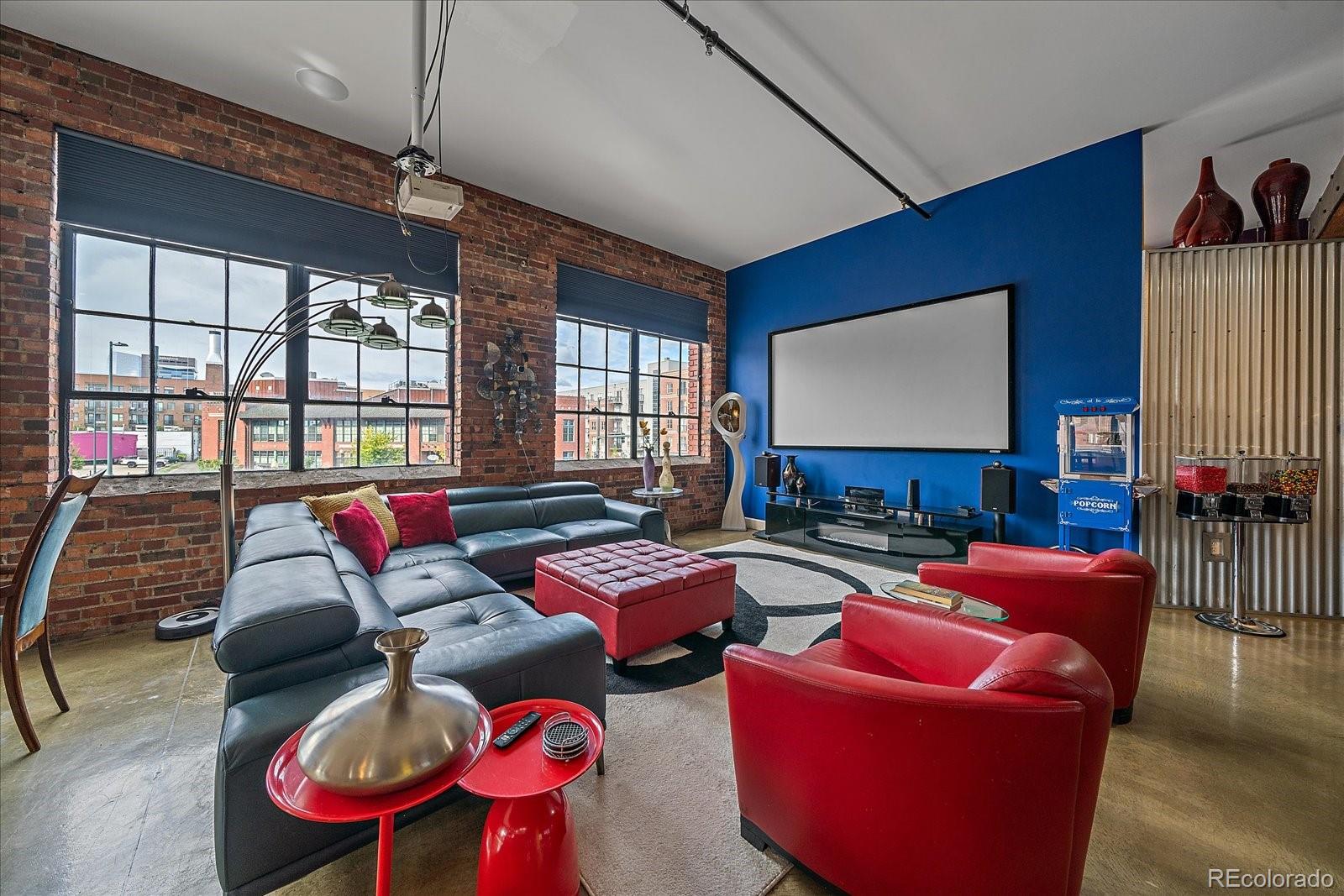 2500 Walnut Street, Unit 202 Denver, CO 80205 - Photo 6 of 31 a living room with furniture kitchen view and a window