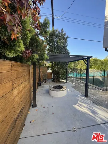 a view of barbecue area