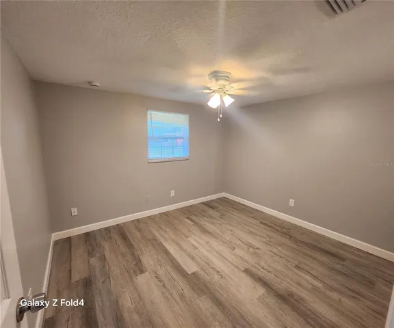 wooden floor in an empty room