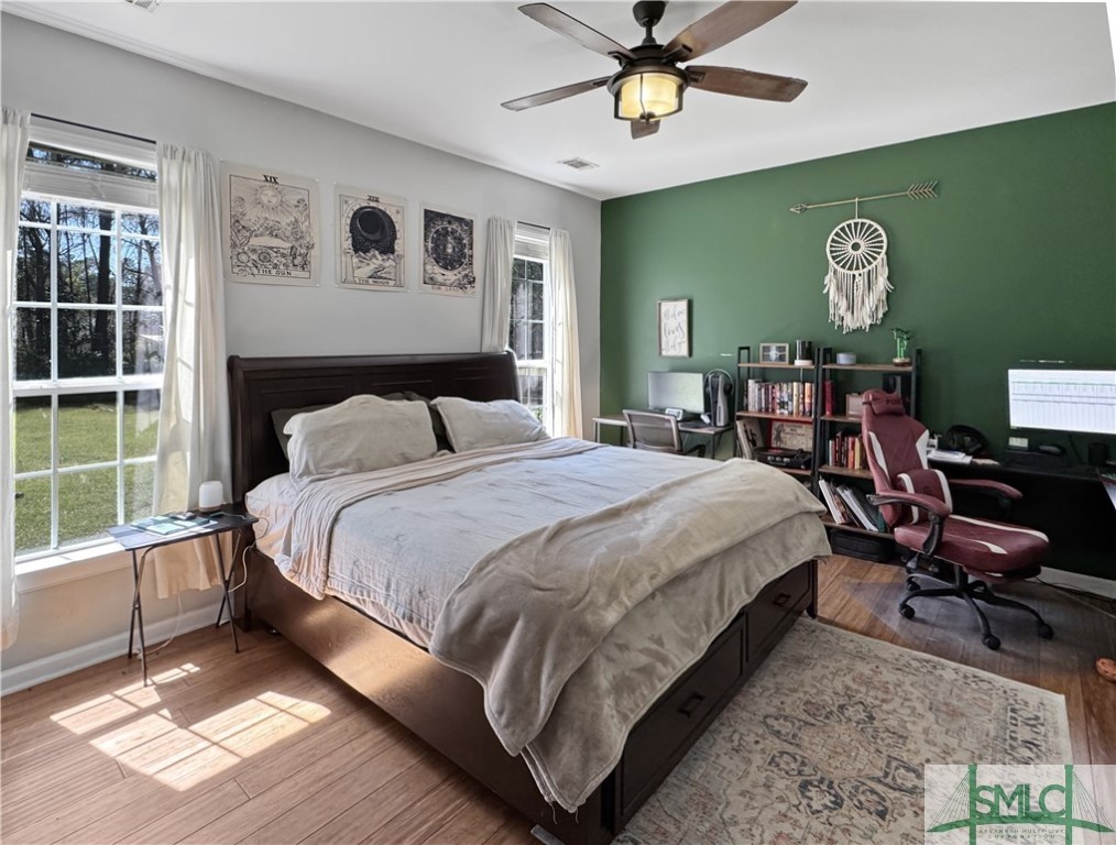 129 Linton Lane Guyton, GA 31312 - Photo 8 of 21 Large Master overlooks Back Yard.