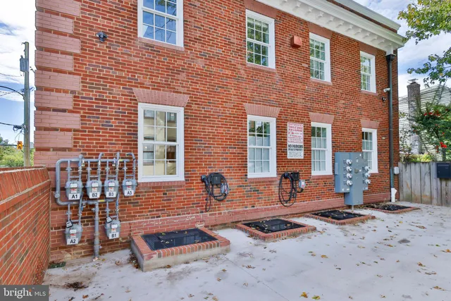 a front view of house with outdoor space