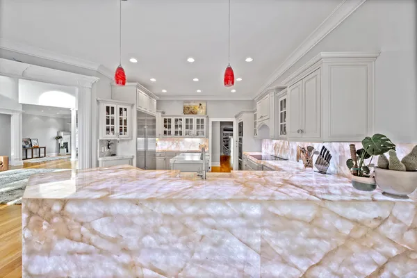 a very nice looking room with a large window