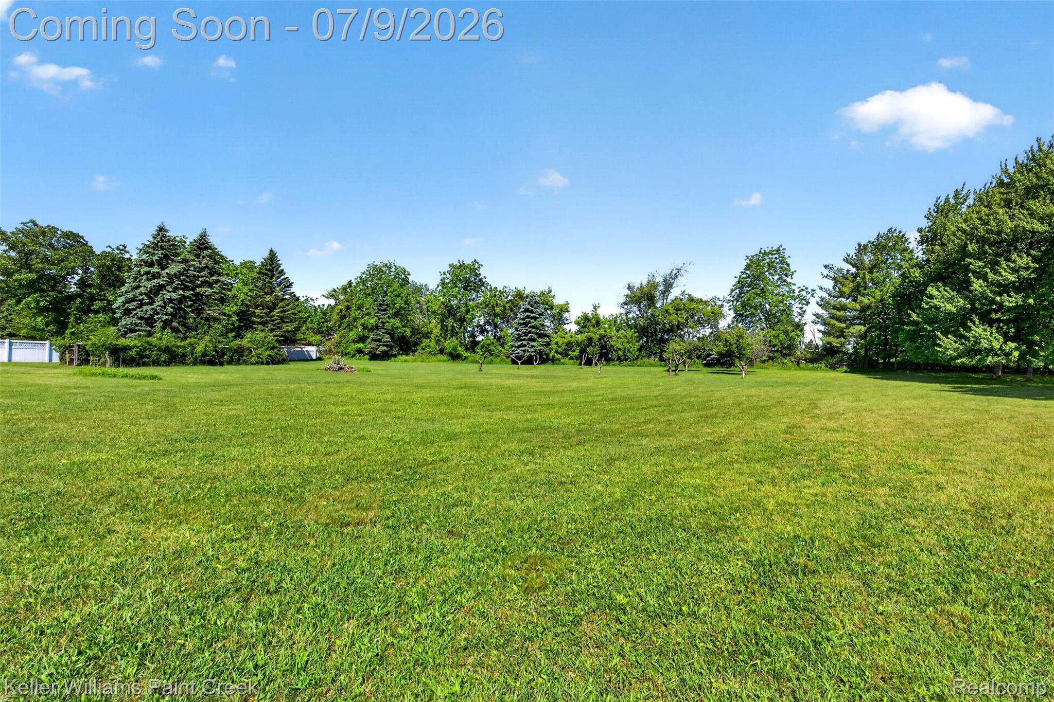 204 Russell Road Kawkawlin, MI 48631 - Photo 11 of 82 Expansive green lawn with mature trees bordering the perimeter