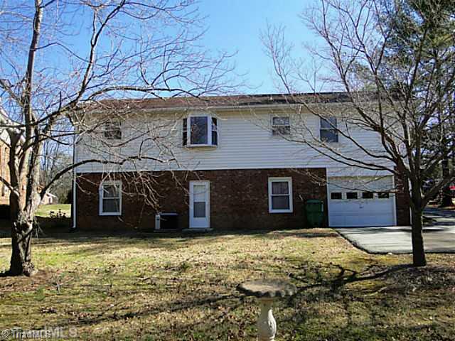 209 Hampton Drive High Point, NC 27265 - Photo 14 of 14 Exterior Back. Rear view showing large yard