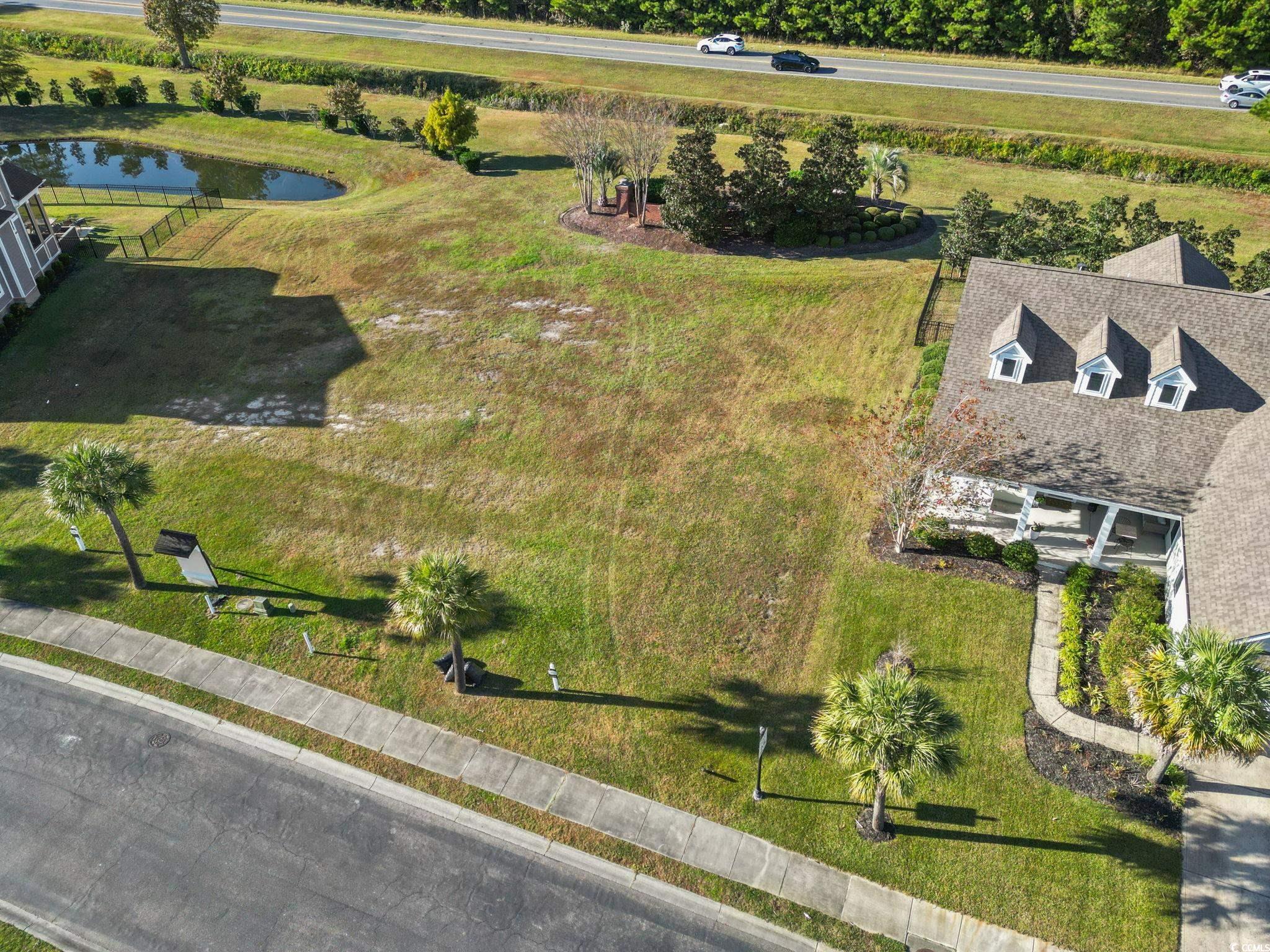 1103 East Isle Of Palms Avenue Myrtle Beach, SC 29579 - Photo 6 of 15 Aerial view of a nearby body of water