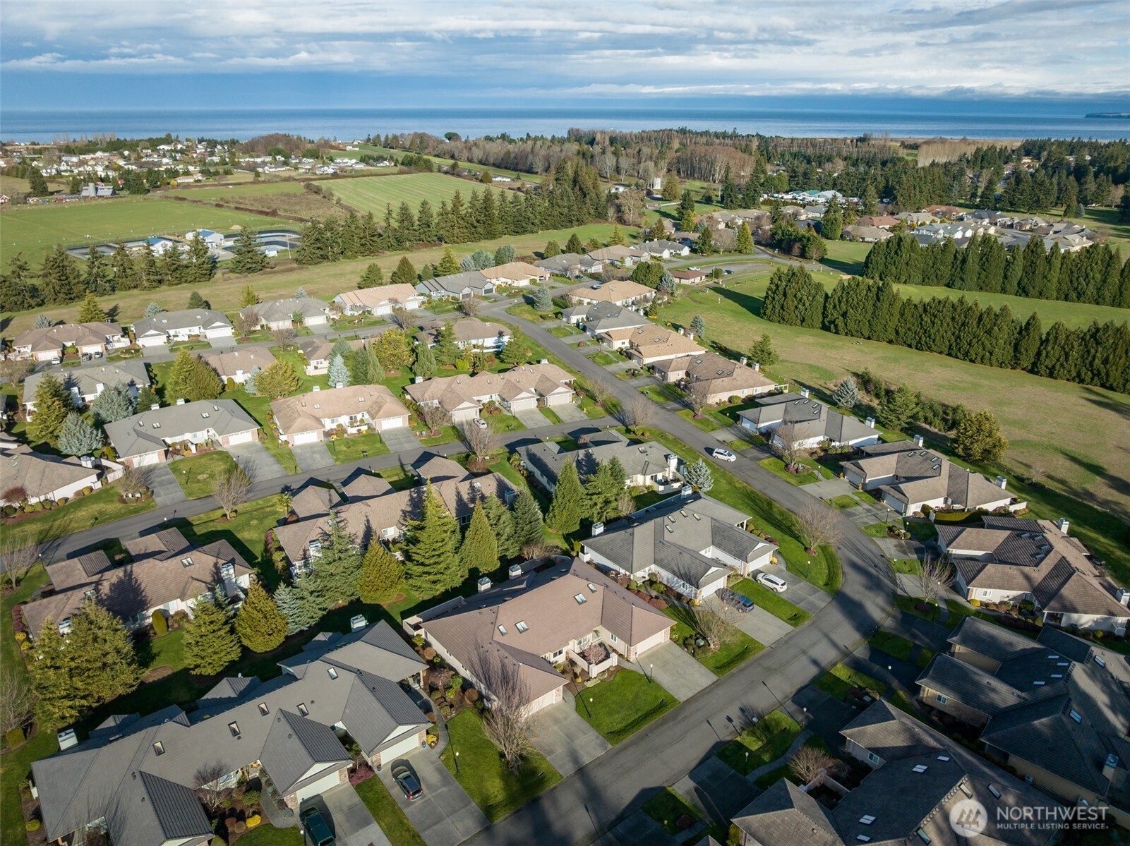 191 Cascadia Loop Sequim, WA 98382 - Photo 3 of 40 an aerial view of residential houses with outdoor space