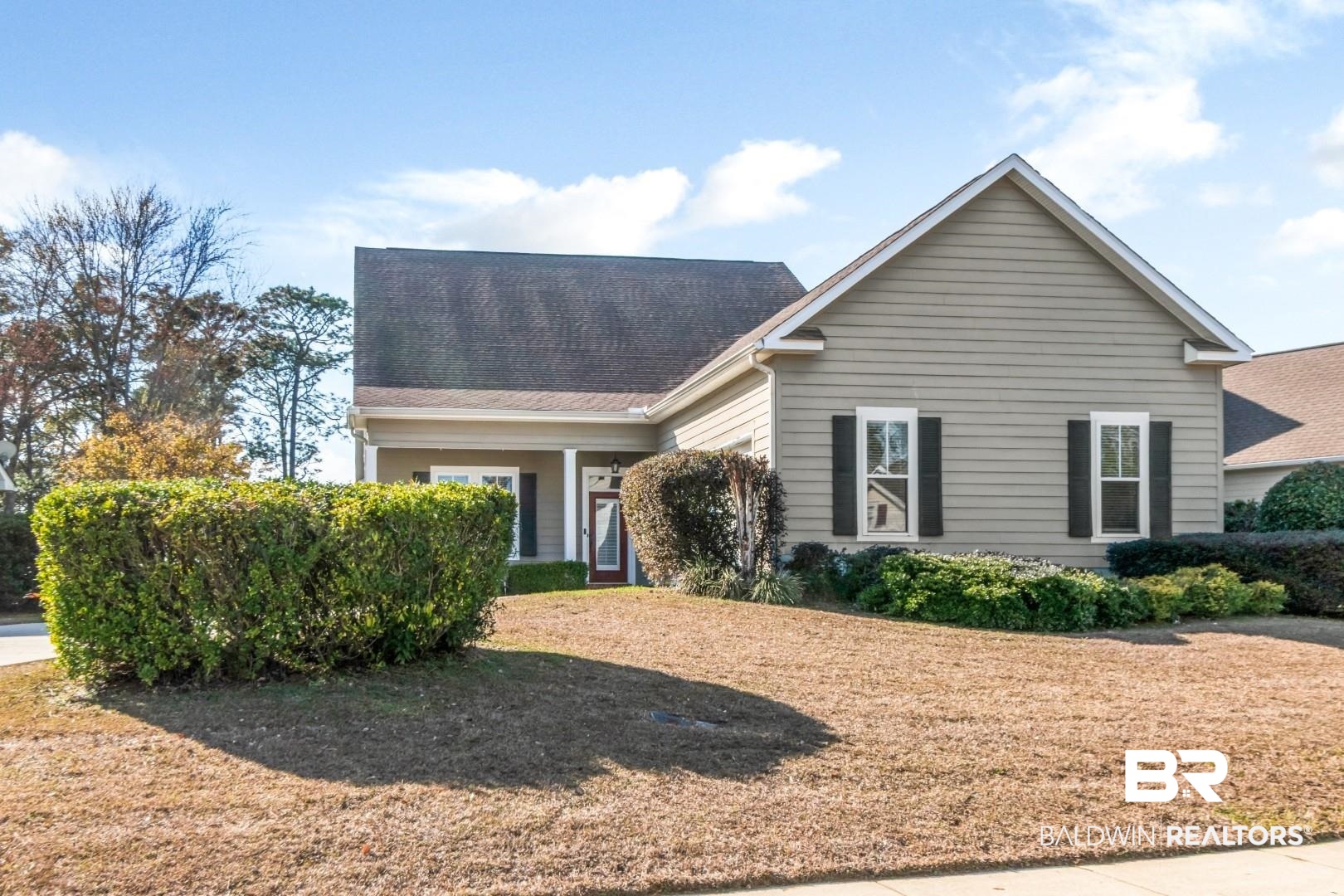 30585 Pine Court Daphne, AL 36527 - Photo 27 of 49 View of front of house featuring roof with shingles and a front lawn