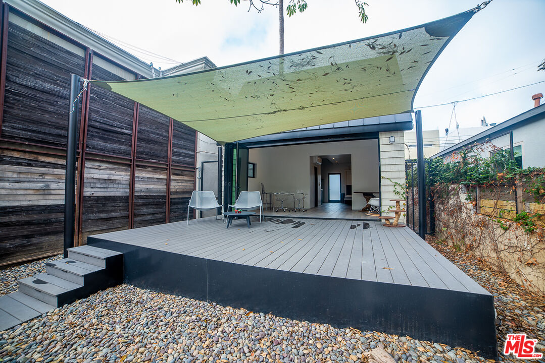 a view of a entrance gate of the building