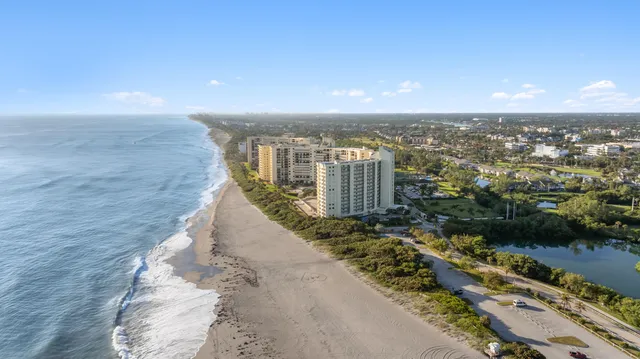a view of a city street from a terrace