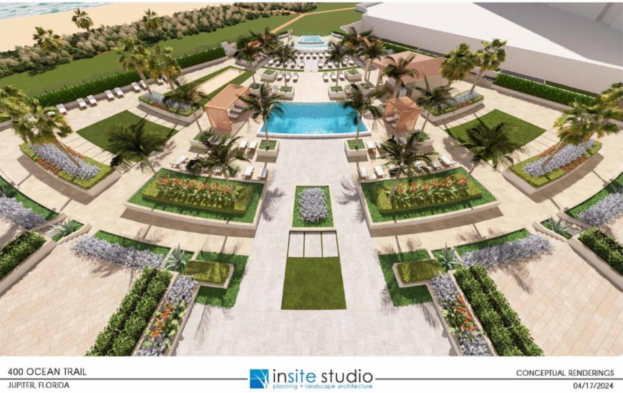 400 Ocean Trail Way, Unit 1008 Jupiter, FL 33477 - Photo 28 of 32 an aerial view of a house with a yard