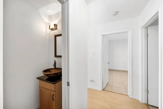 a bathroom with a sink