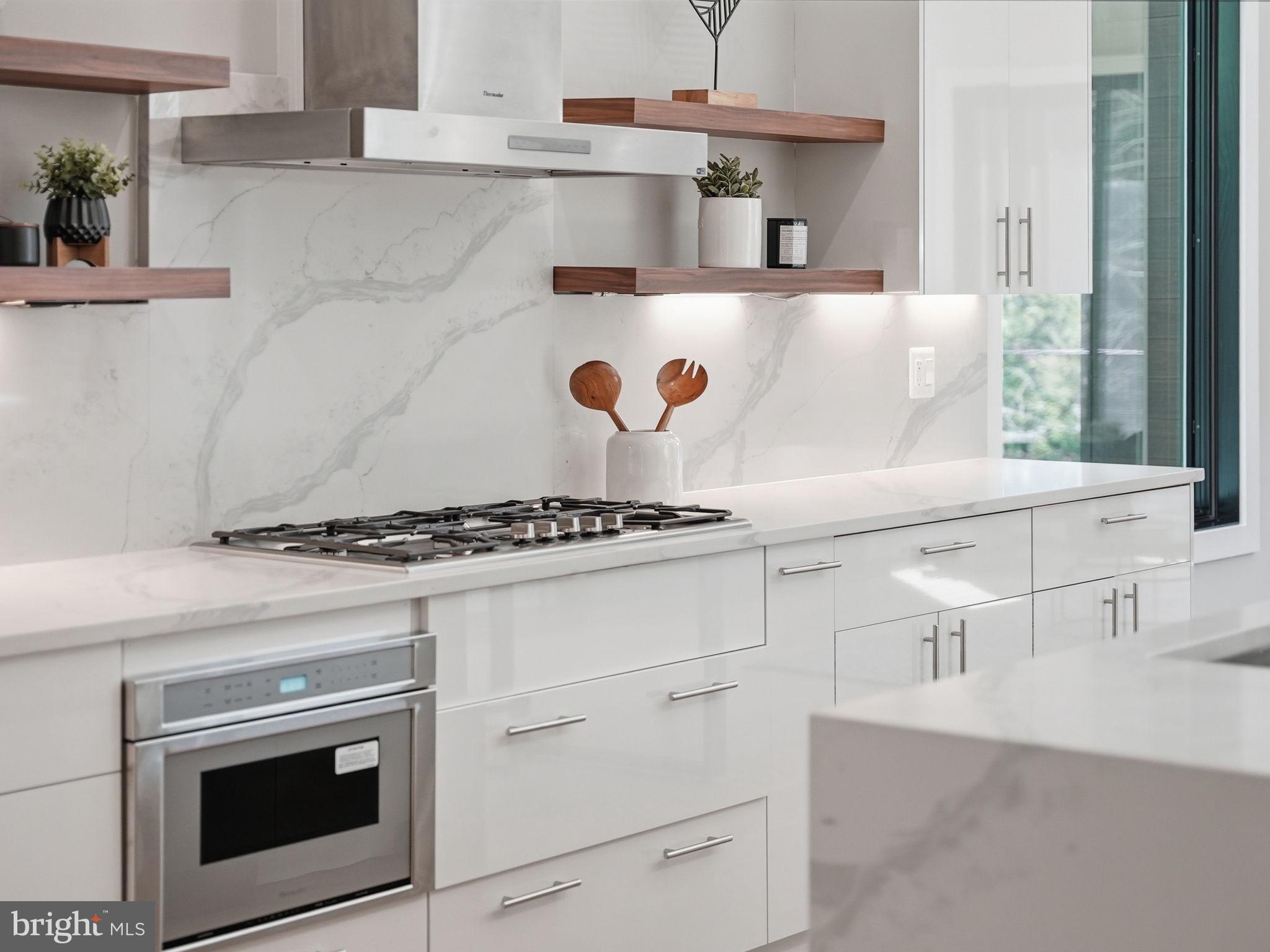 2211 Military Road Arlington, VA 22207 - Photo 98 of 107 Sleek modern kitchen with elegant finishes.