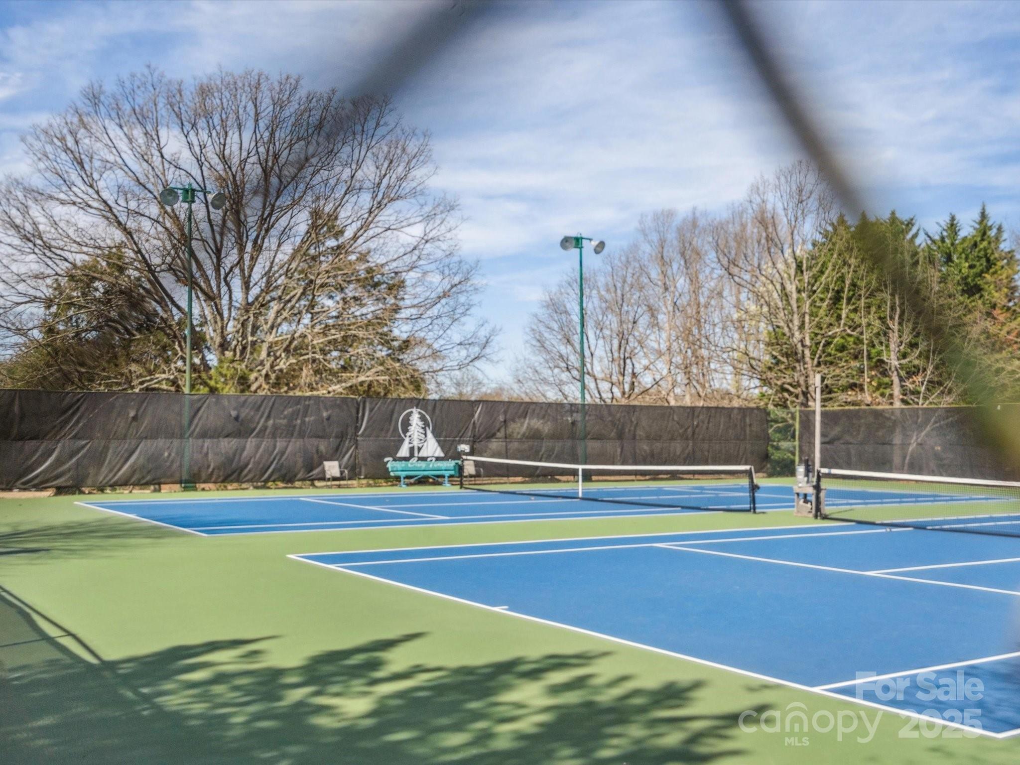 9111 Windjammer Drive Tega Cay, SC 29708 - Photo 30 of 36 a view of a tennis court
