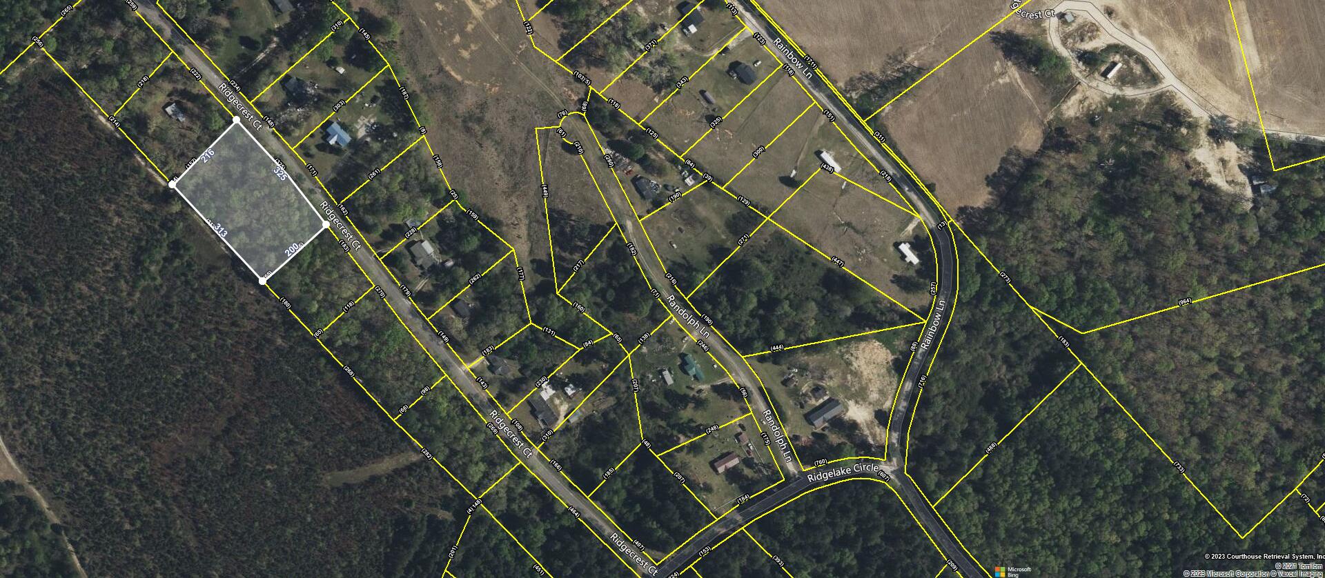 Lot 16 & 17 Ridgecrest Ct Aerial photo