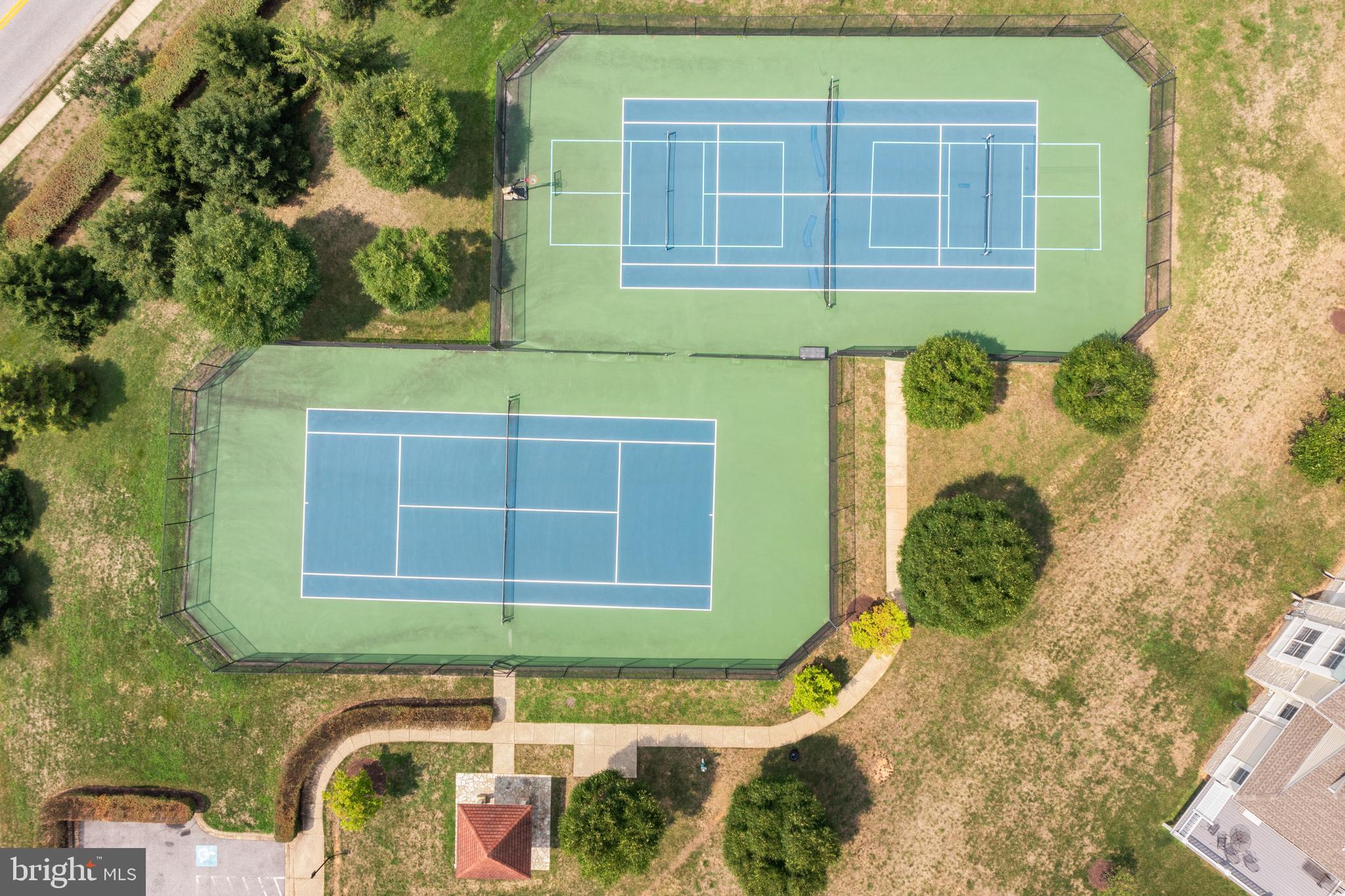 8763 Boulder Ridge Road Laurel, MD 20723 - Photo 58 of 58 Aerial View/Tennis Courts