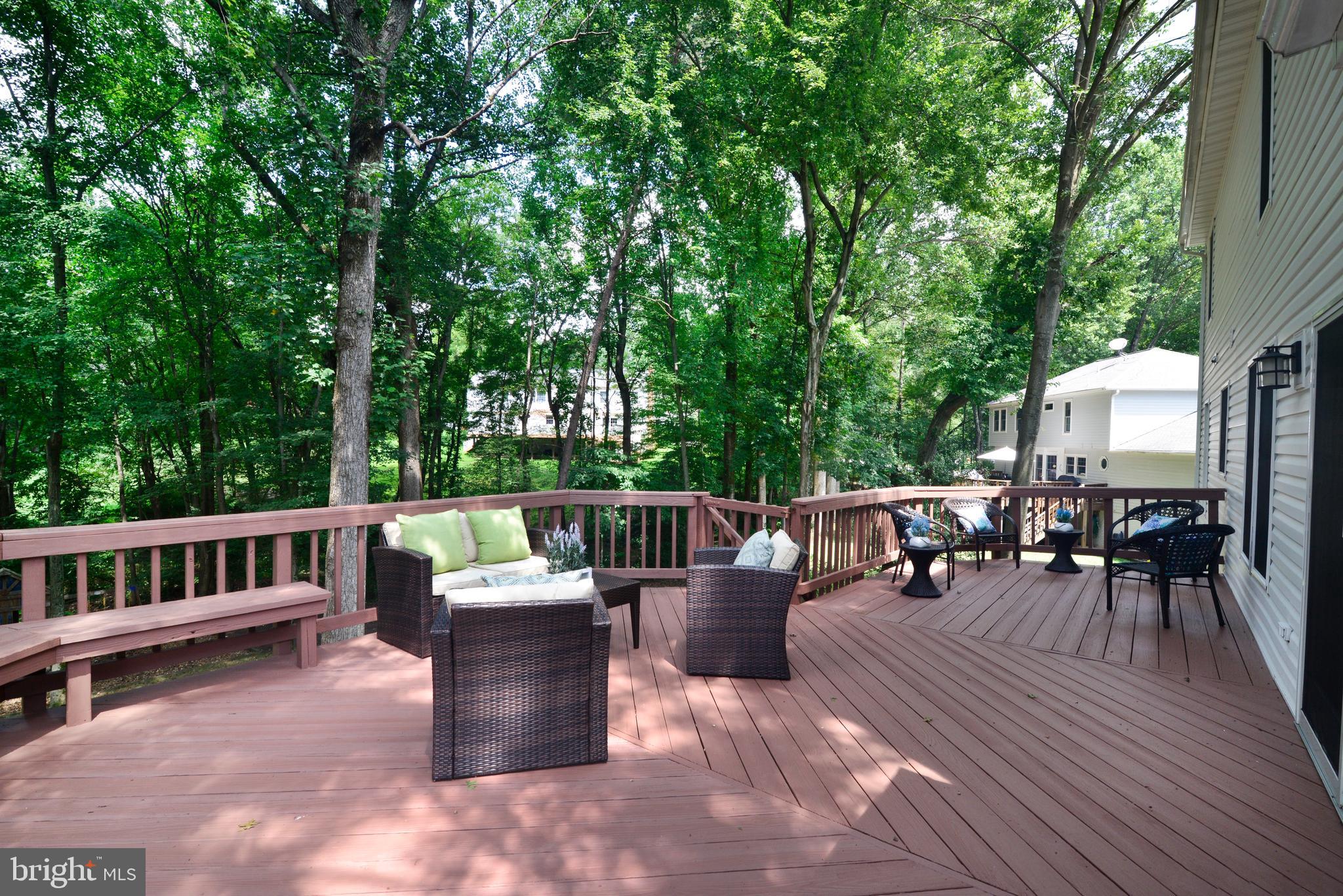 11617 Quail Ridge Court Reston, VA 20194 - Photo 13 of 36 Deck Offers Perfect Entertaining Areas.