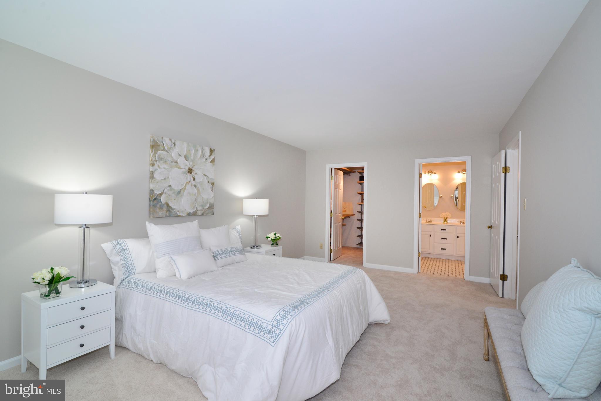 11617 Quail Ridge Court Reston, VA 20194 - Photo 16 of 36 Master Bedroom with View of Walk-In Closet, Bath.