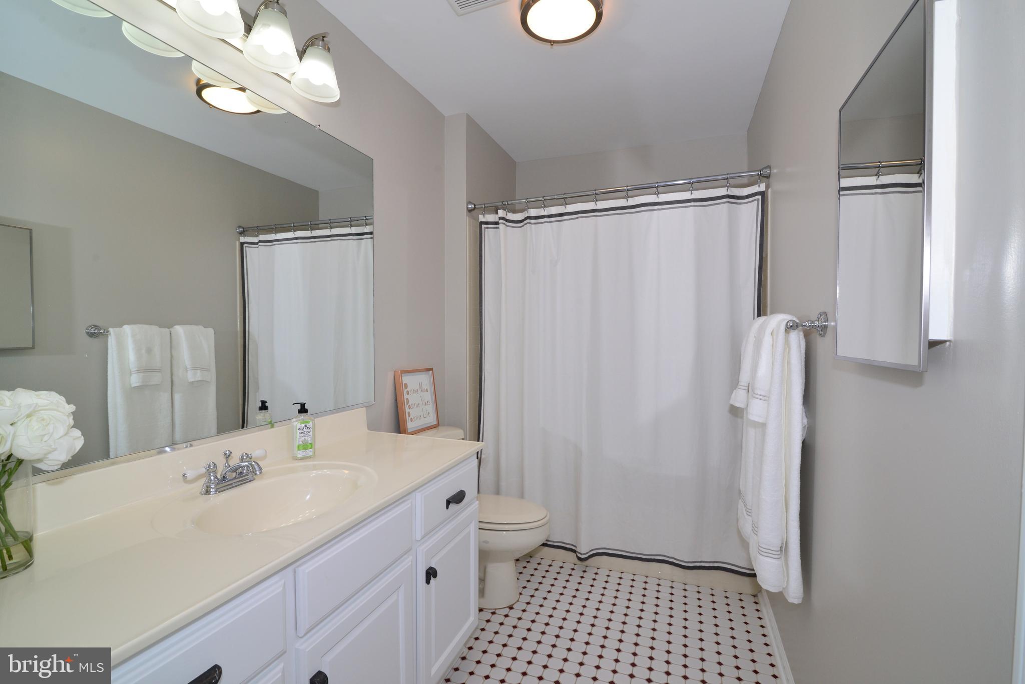 11617 Quail Ridge Court Reston, VA 20194 - Photo 22 of 36 Upper Level Hall Bath with Deep Linen Closet.
