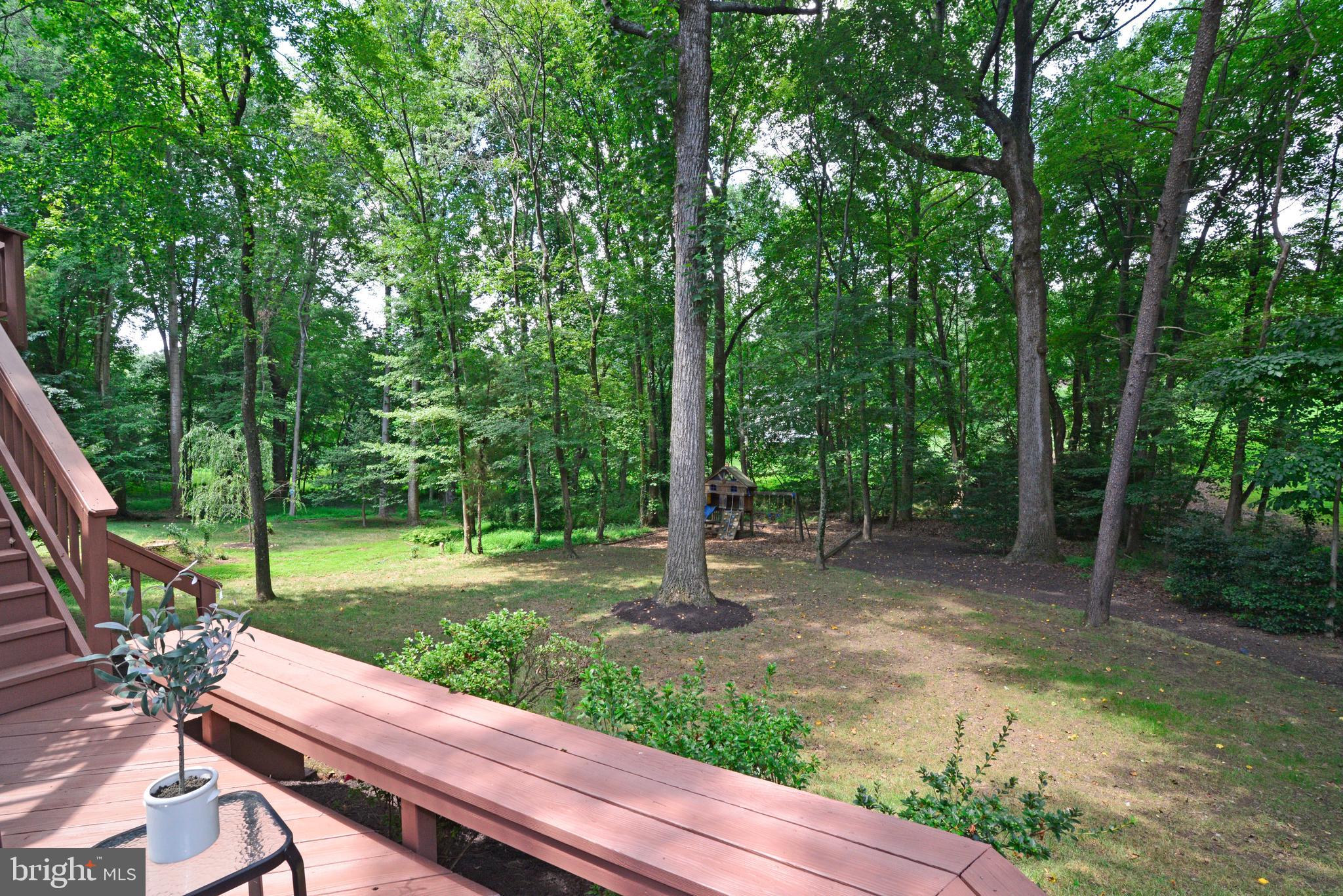 11617 Quail Ridge Court Reston, VA 20194 - Photo 30 of 36 View from Lower Level Deck with Built-In Seating.