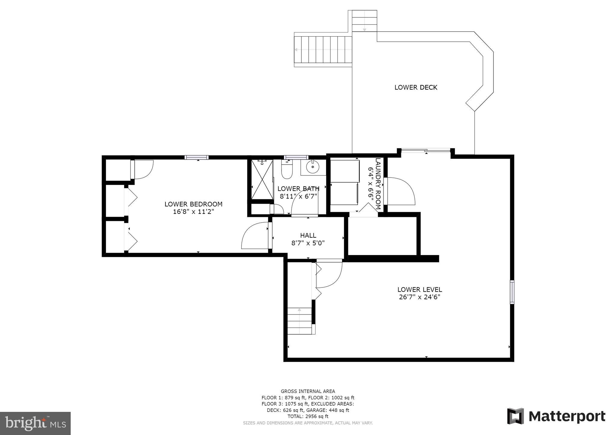 11617 Quail Ridge Court Reston, VA 20194 - Photo 35 of 36 Lower Level Floor Plan.