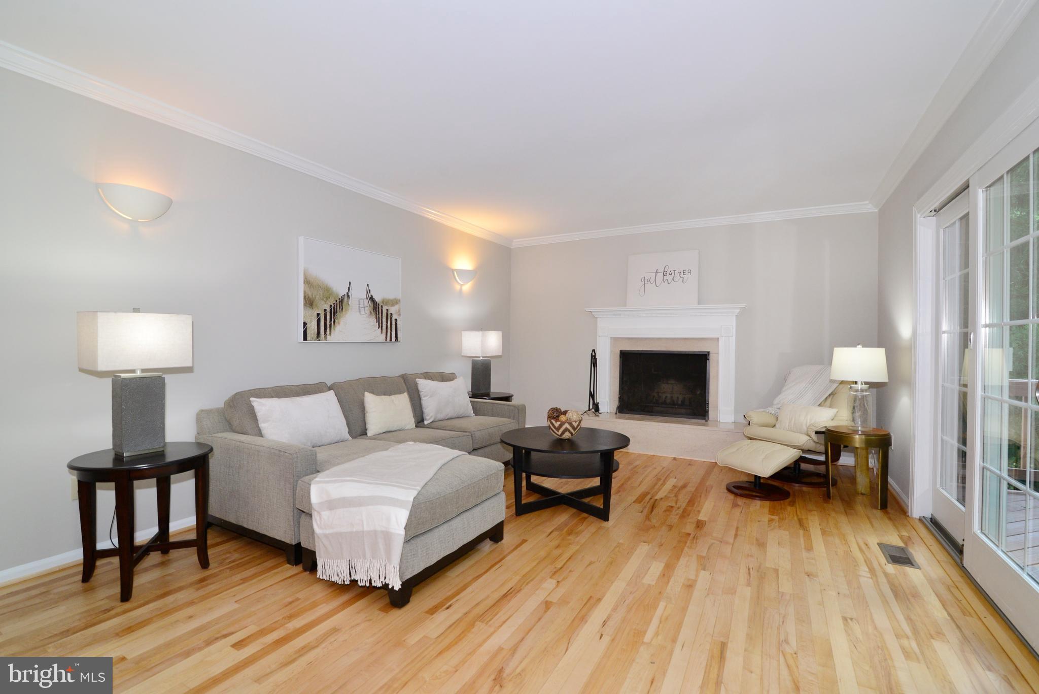 11617 Quail Ridge Court Reston, VA 20194 - Photo 10 of 36 Family Room with Wood Burning Fireplace.
