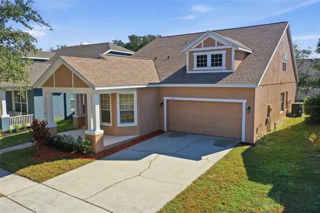 a car parked in front of a building