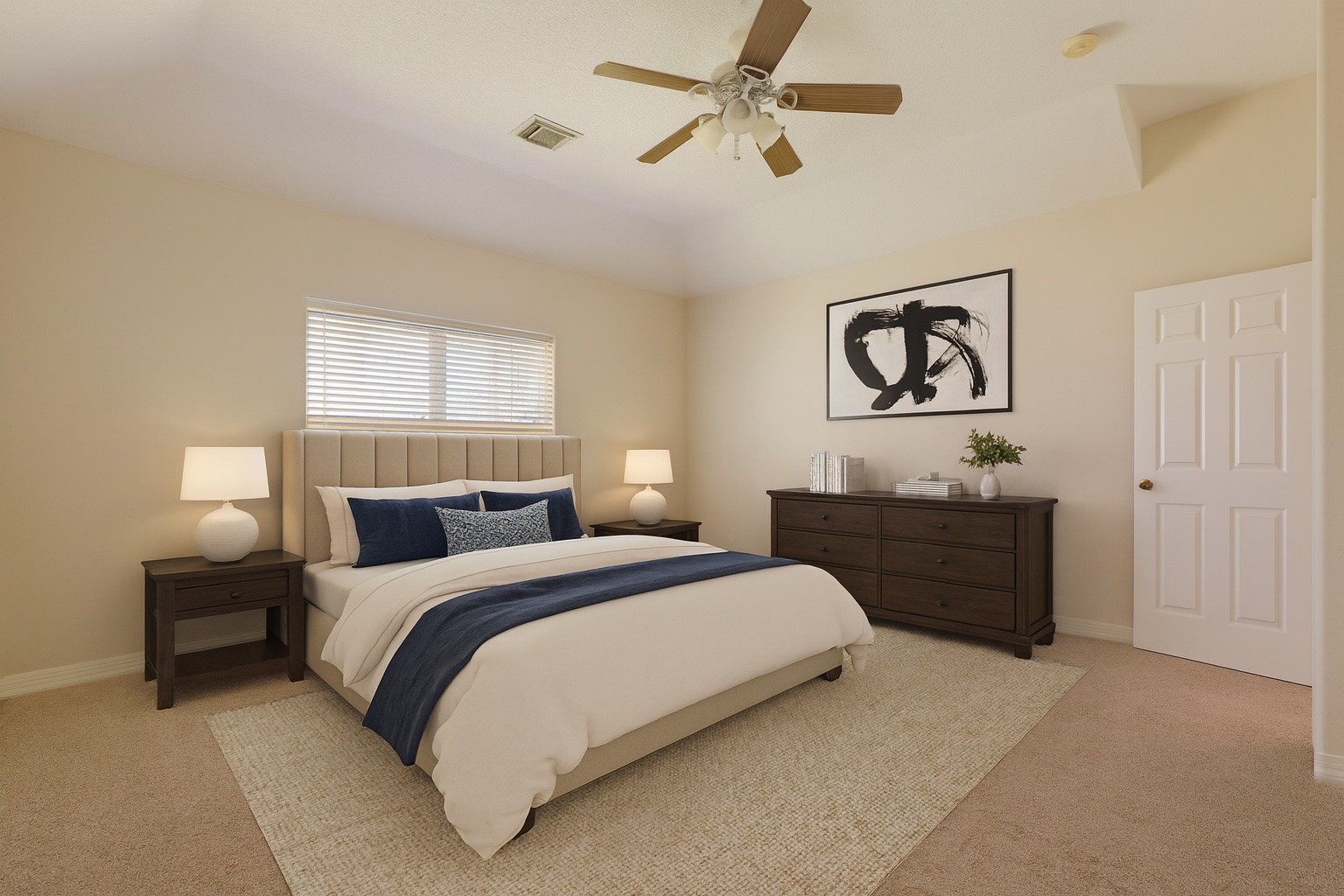 8022 Duffield Lane Houston, TX 77071 - Photo 4 of 19 a bedroom with bed and window