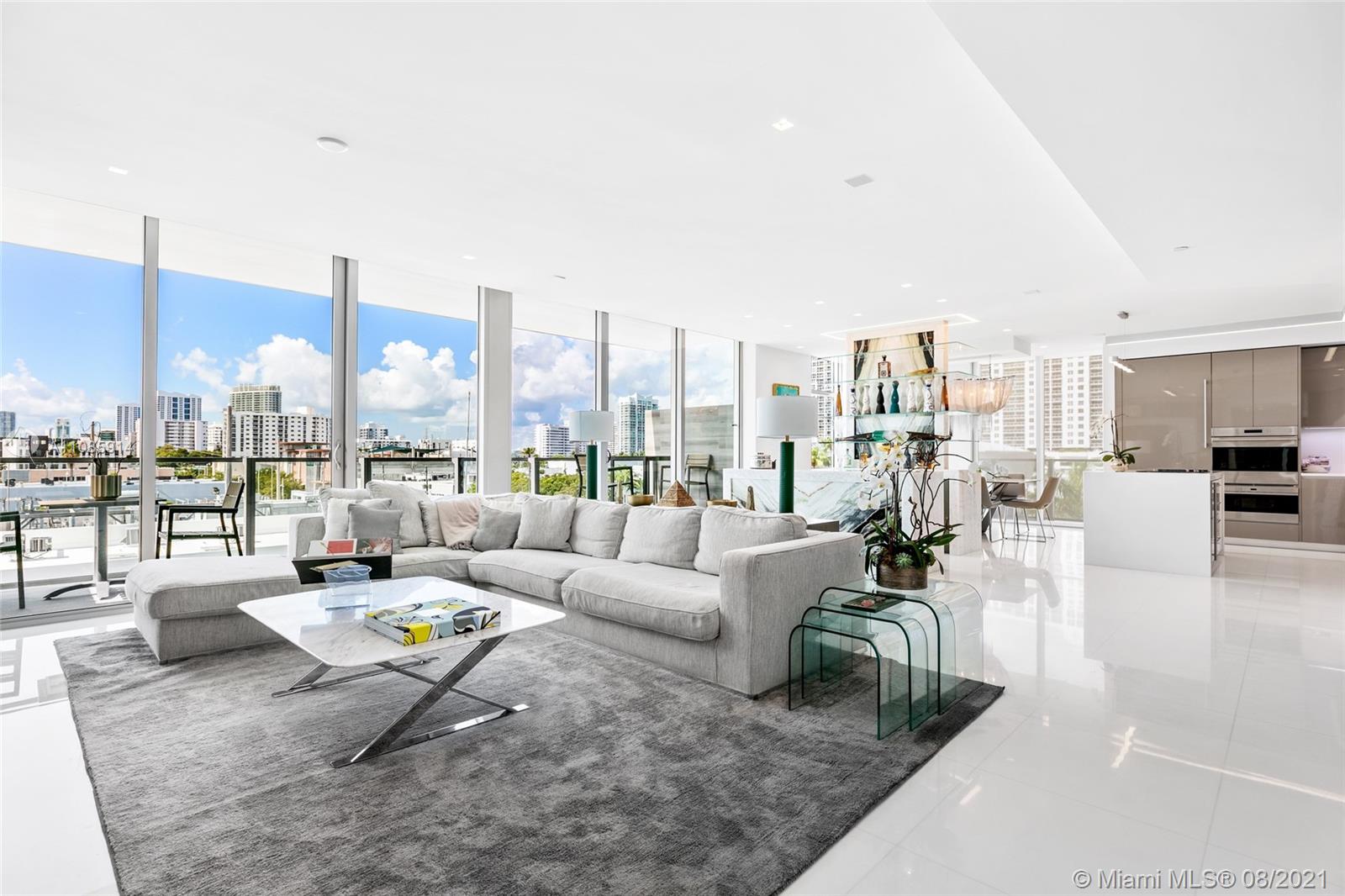 1201 20th Street, Unit PH08 Miami Beach, FL 33139 - Photo 11 of 28 a living room with furniture and a view of living room