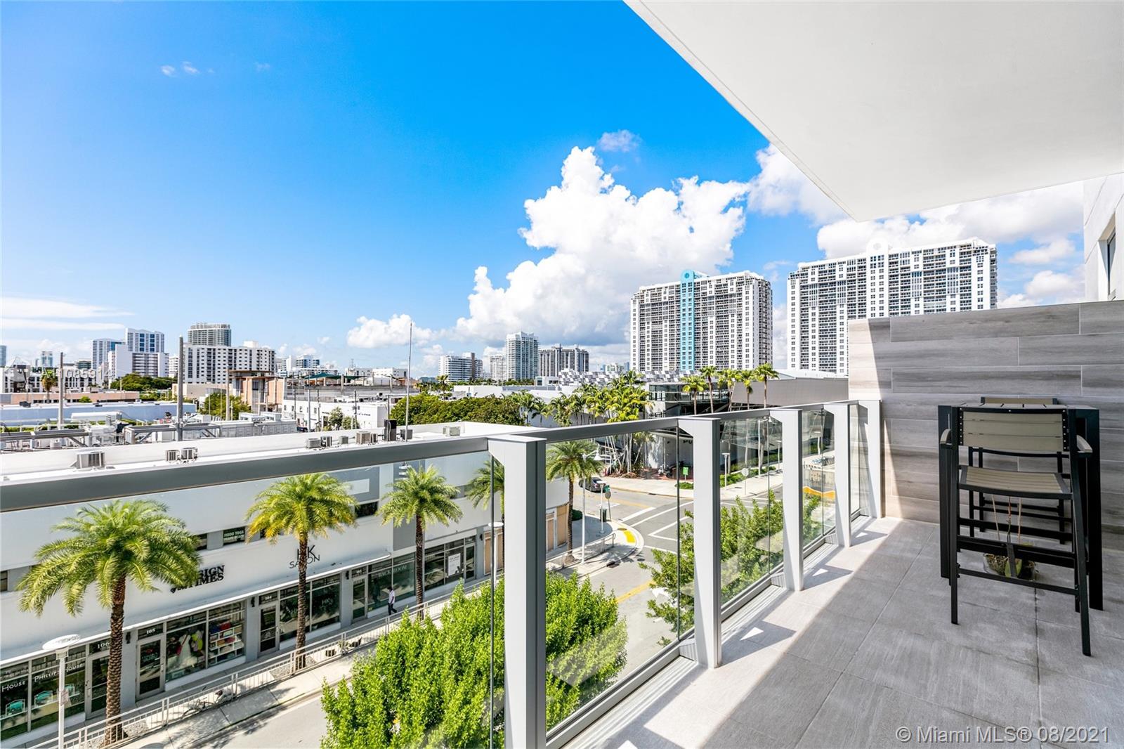 1201 20th Street, Unit PH08 Miami Beach, FL 33139 - Photo 25 of 28 a view of a balcony with city view