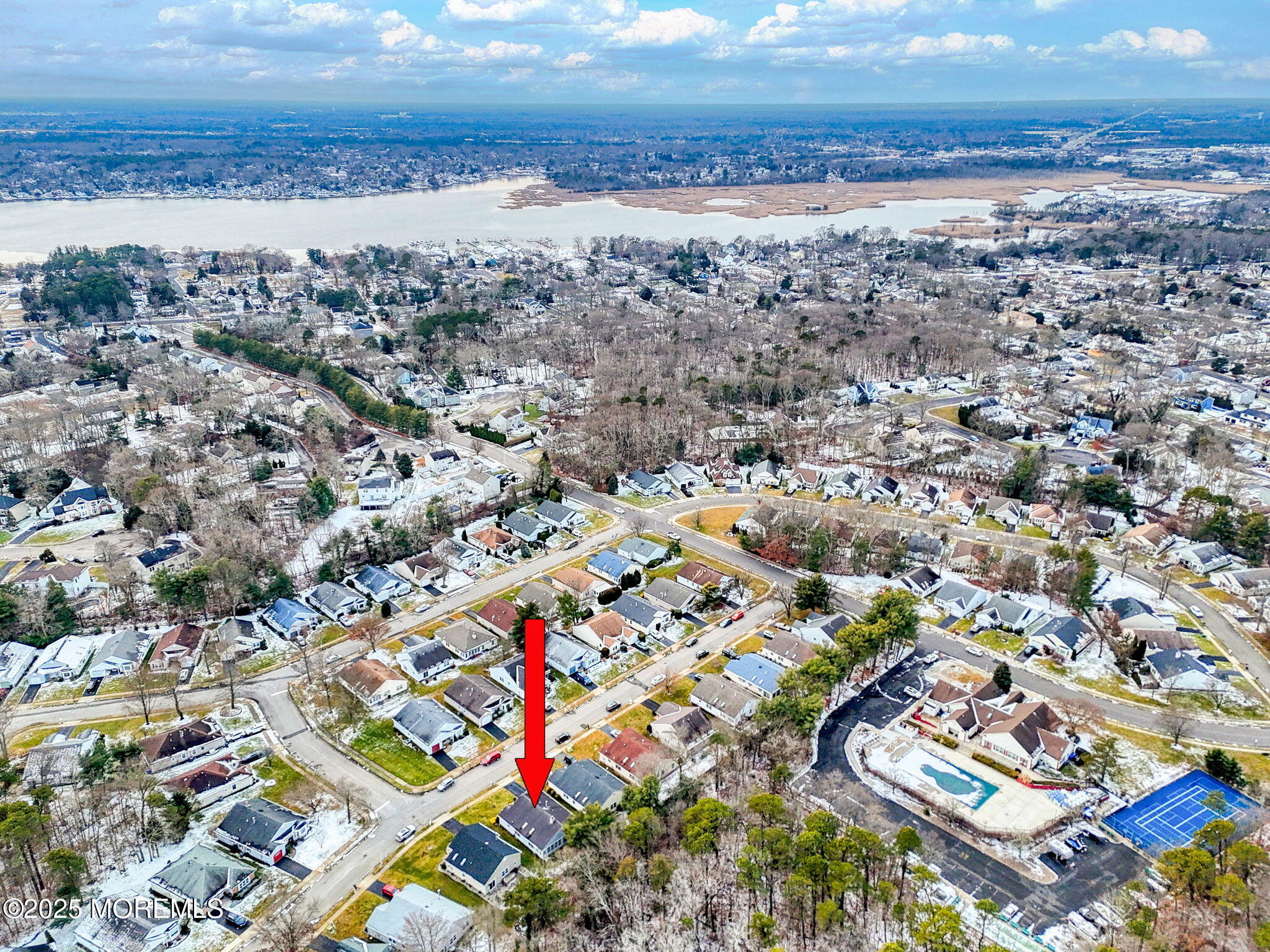 16 Deer Run Lane Brick, NJ 08724 - Photo 34 of 41 view of a city with an ocean