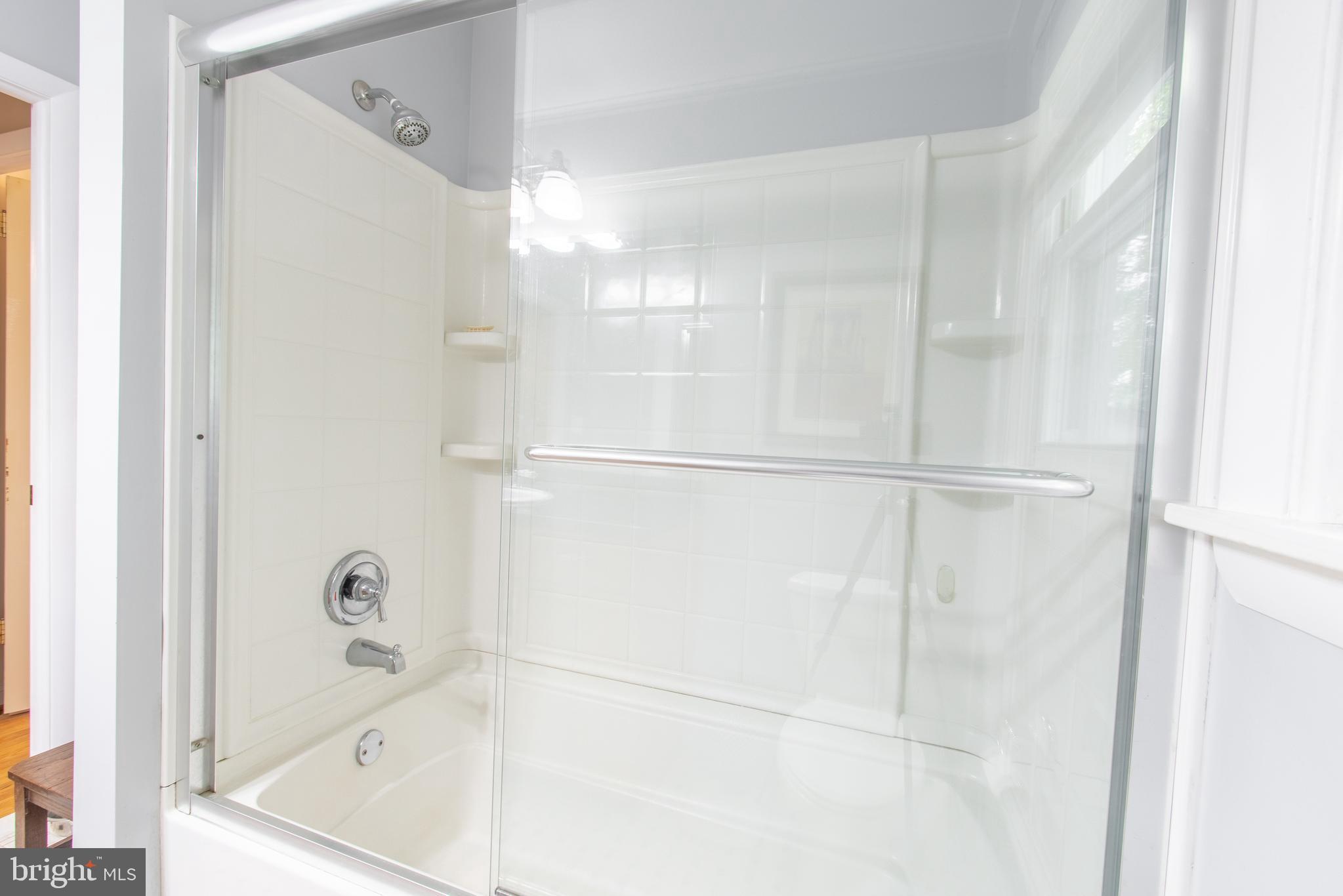 4210 Orangemans Road Hatboro, PA 19040 - Photo 21 of 23 Main bath tub with glass enclosure
