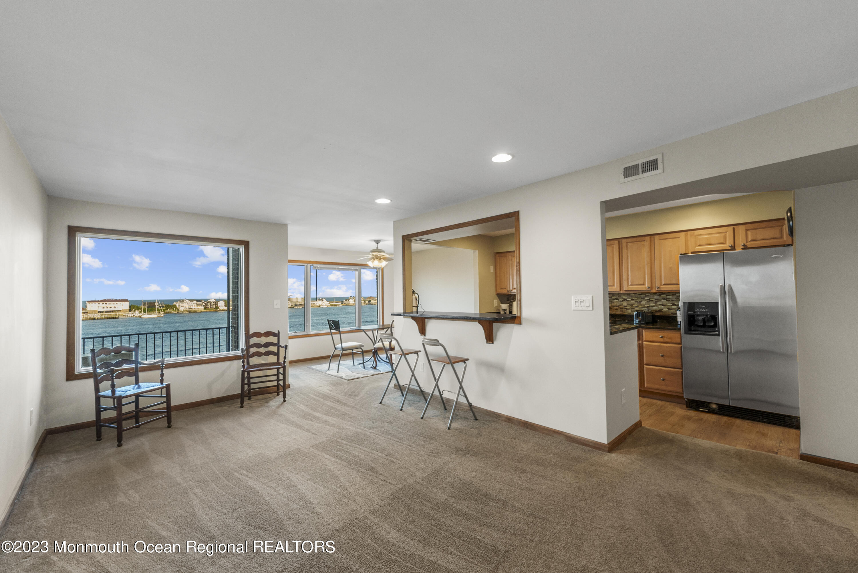200 Portland Road, Unit A5 Highlands, NJ 07732 - Photo 8 of 30 a view of a livingroom with furniture and flat screen tv