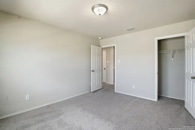 a view of an empty room