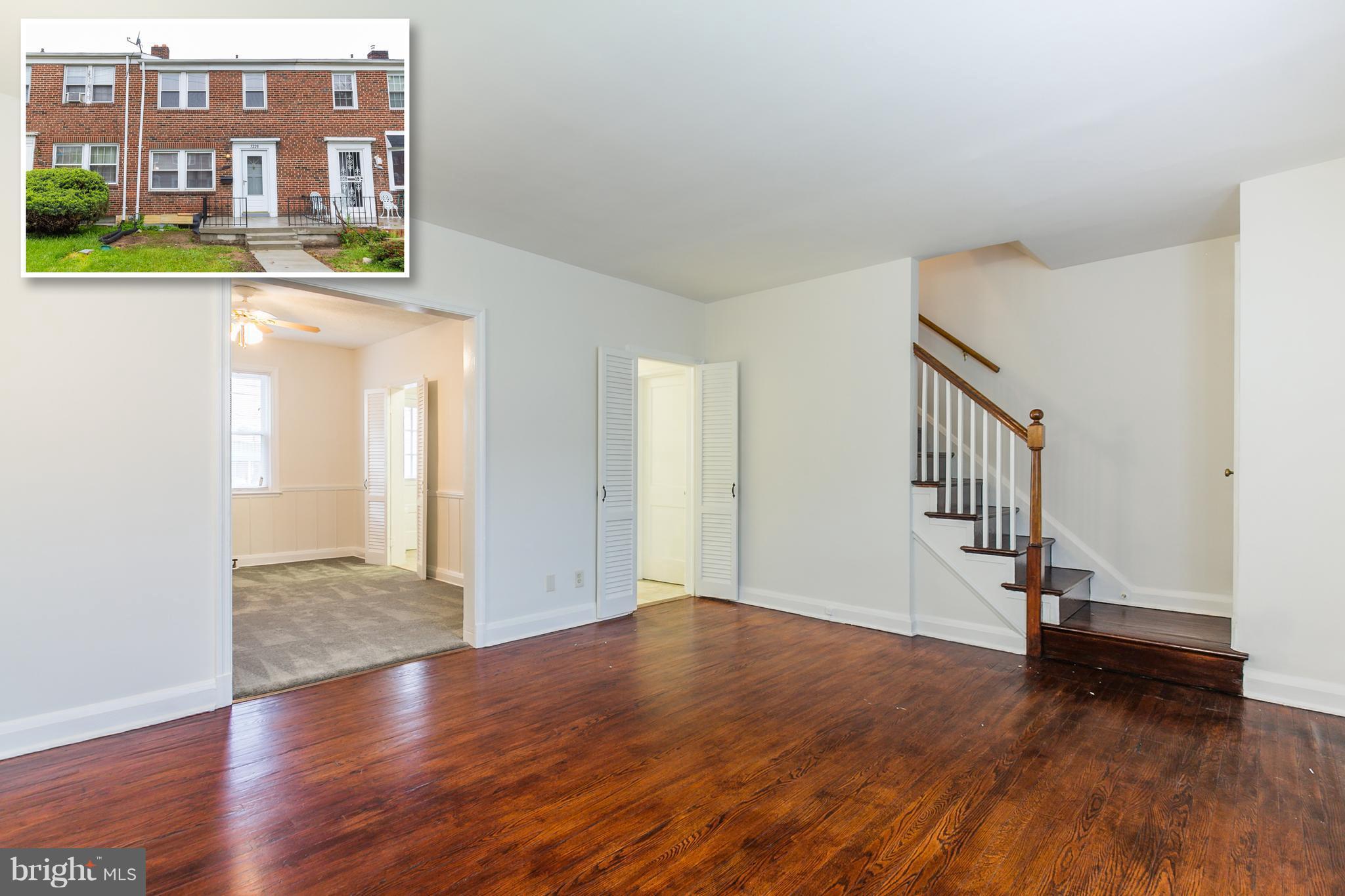 5228 Old Frederick Road Baltimore, MD 21229 - Photo 1 of 28 a view of an entryway with wooden floor