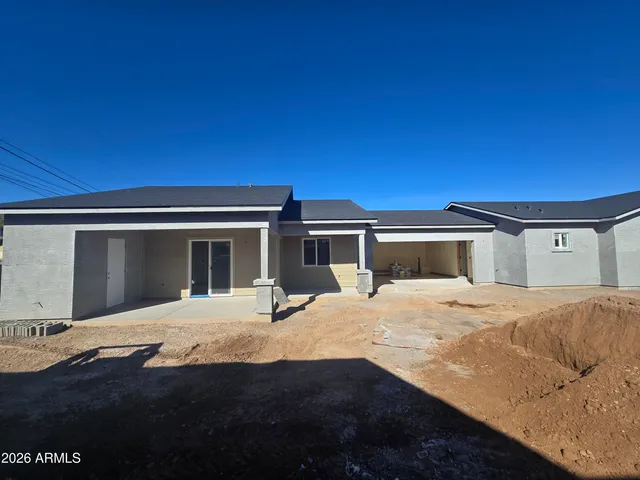 a large house with a outdoor space