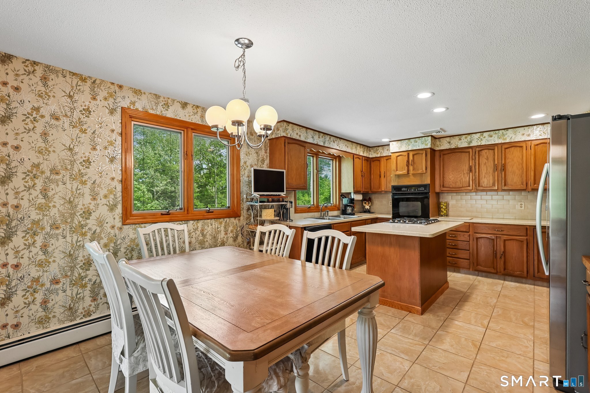 46 Stonegate Drive Wethersfield, CT 06109 - Photo 13 of 36 KITCHEN WITH CENTER ISLAND