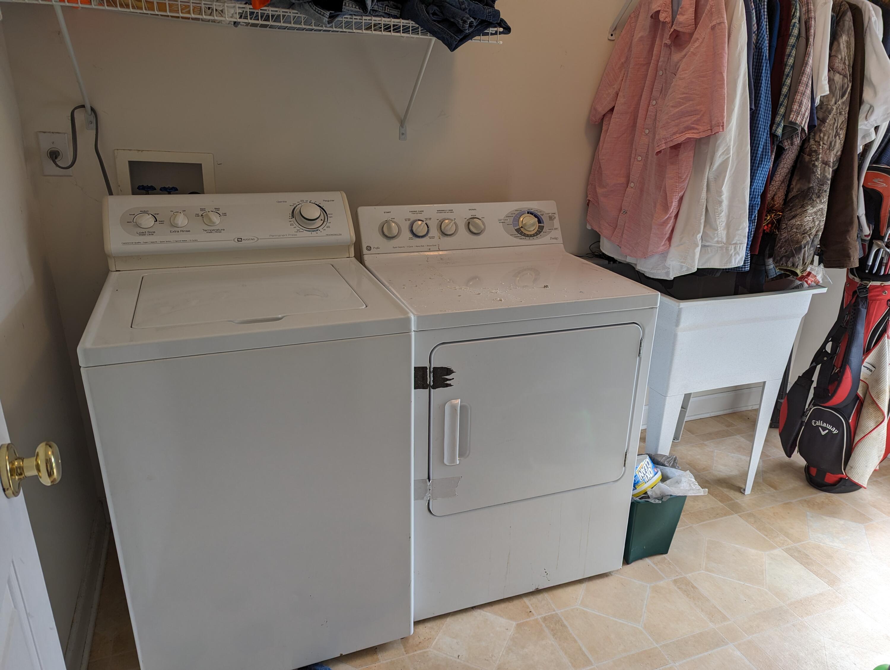 4715 Providence Church Road Ferrum, VA 24088 - Photo 13 of 46 a utility room with dryer and washer