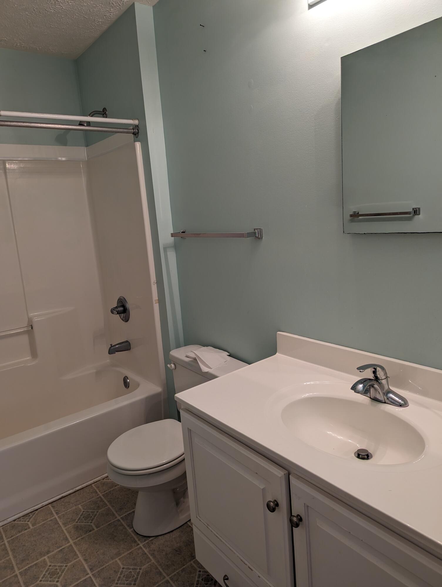4715 Providence Church Road Ferrum, VA 24088 - Photo 26 of 46 a bathroom with a sink toilet and shower
