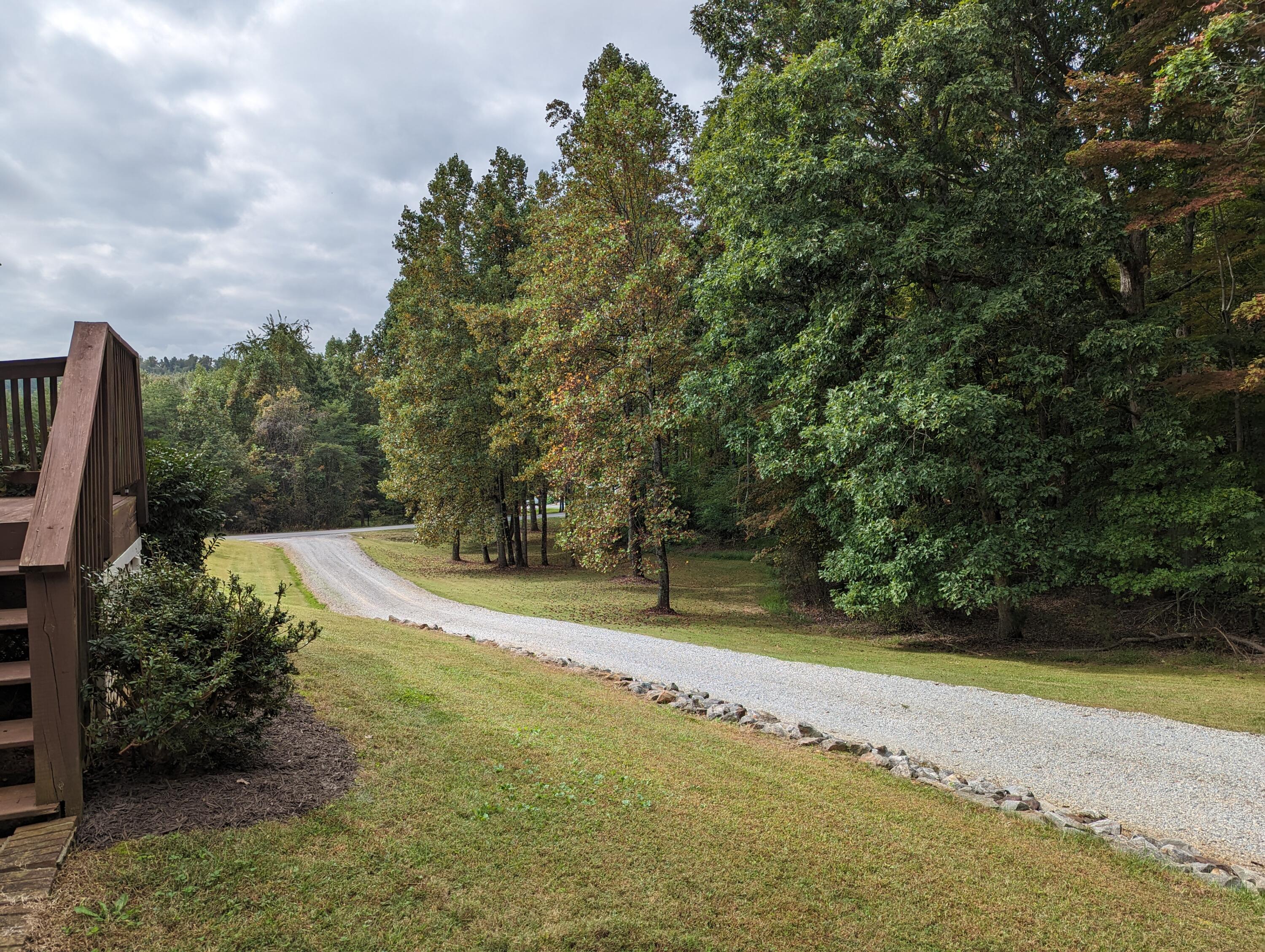 4715 Providence Church Road Ferrum, VA 24088 - Photo 38 of 46 a view of a yard with an trees