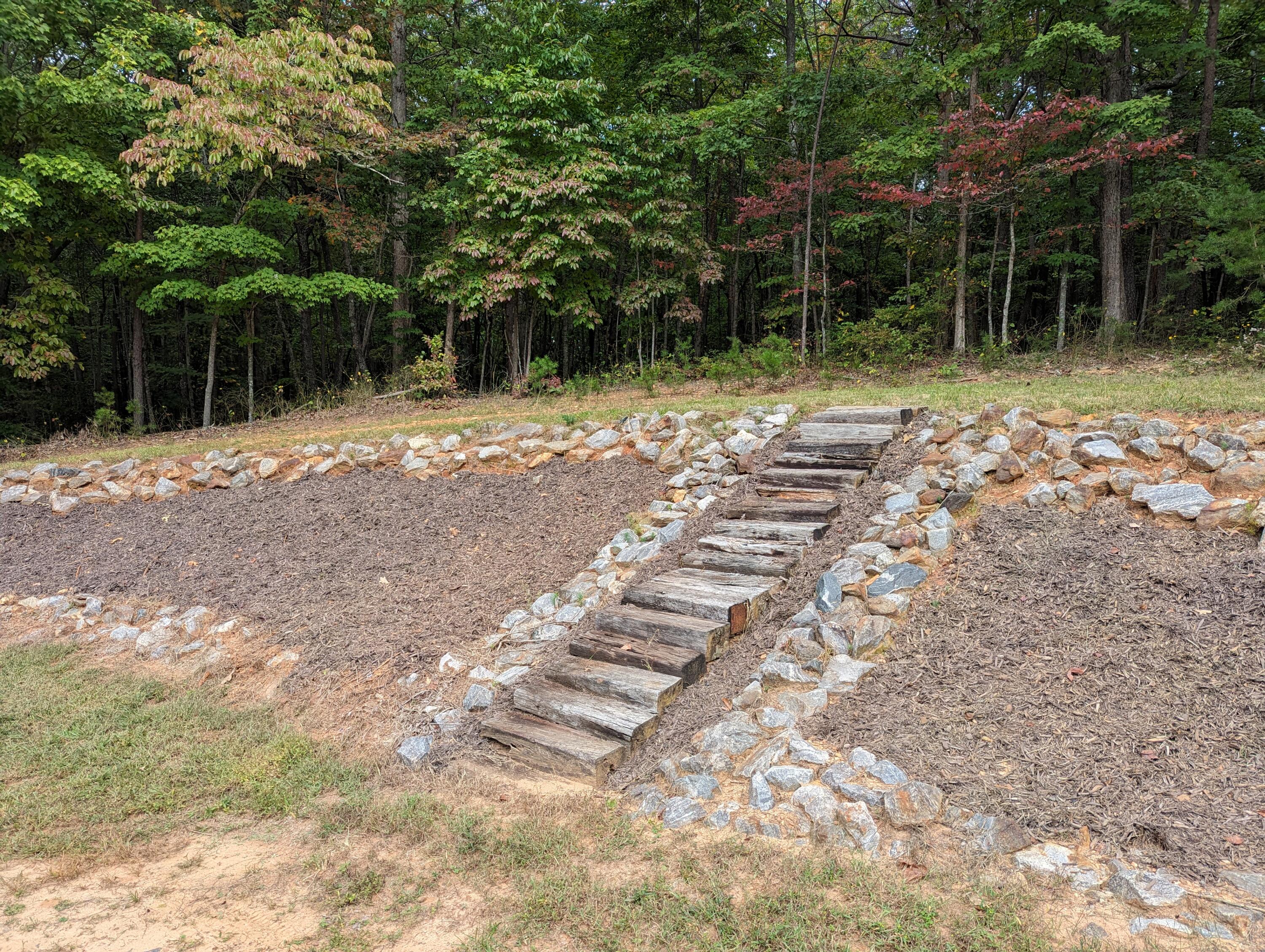4715 Providence Church Road Ferrum, VA 24088 - Photo 41 of 46 a backyard of a house with lots of green space