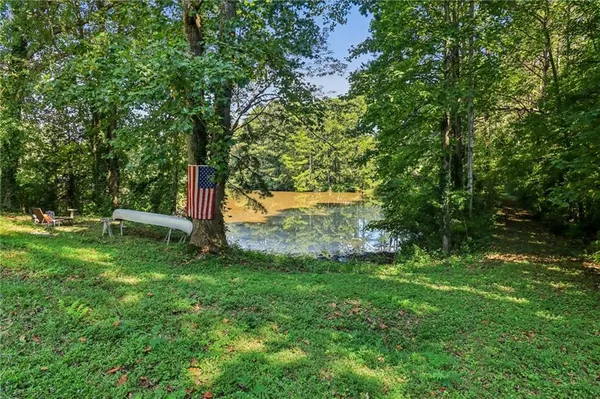 a view of an outdoor space and a yard