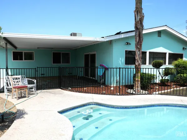 a view of a house with a patio