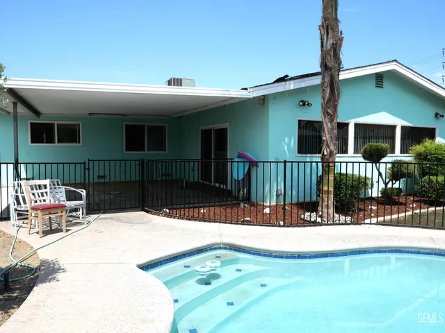 a view of a house with a patio