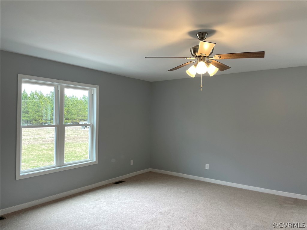 206 Wilson Road Blackstone, VA 23824 - Photo 17 of 38 an empty room with windows and fan